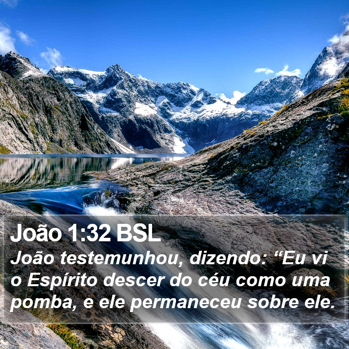 João 1:32 BSL Bible Study