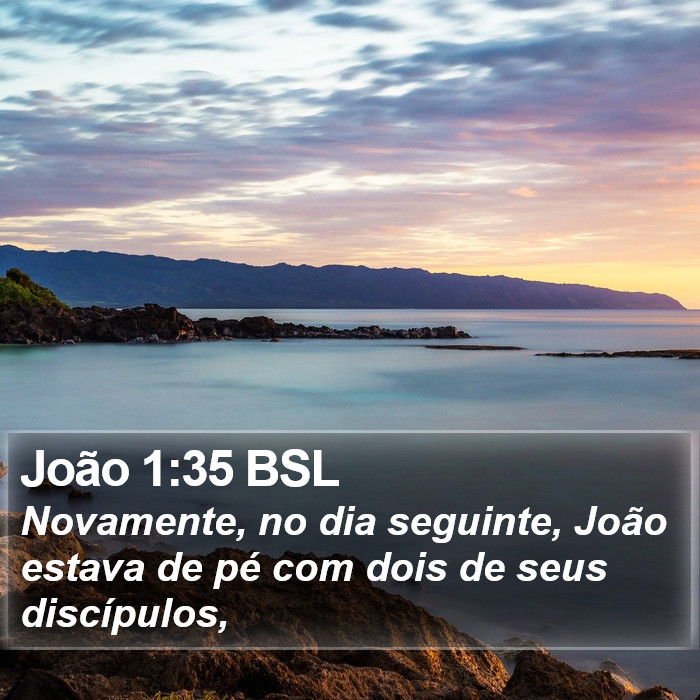 João 1:35 BSL Bible Study