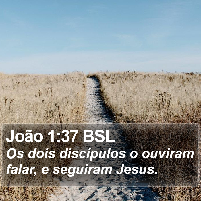 João 1:37 BSL Bible Study