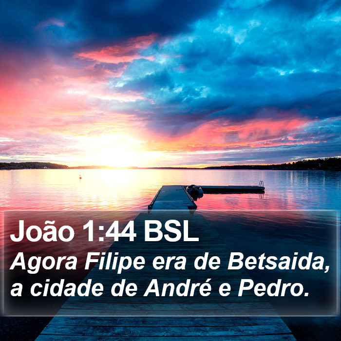 João 1:44 BSL Bible Study