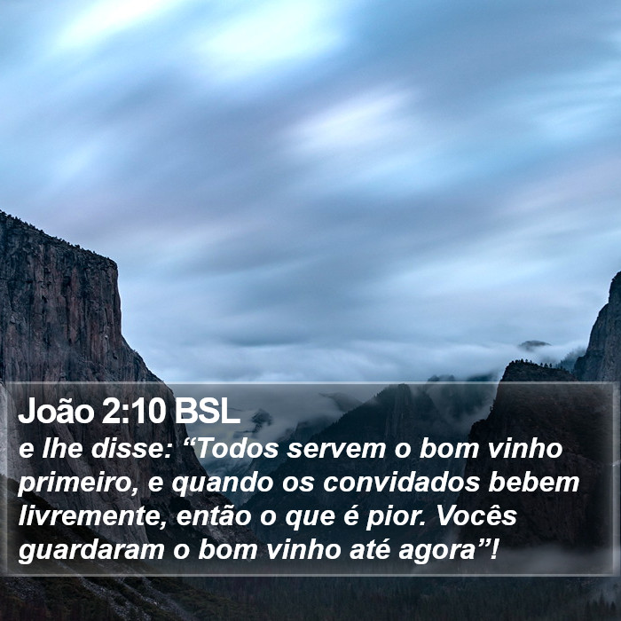 João 2:10 BSL Bible Study