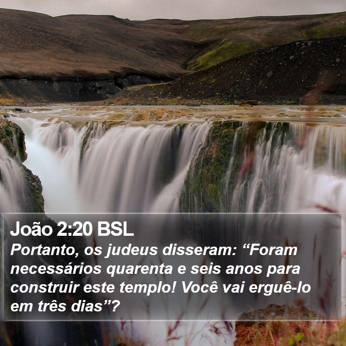 João 2:20 BSL Bible Study