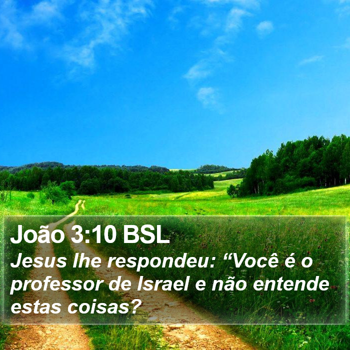 João 3:10 BSL Bible Study