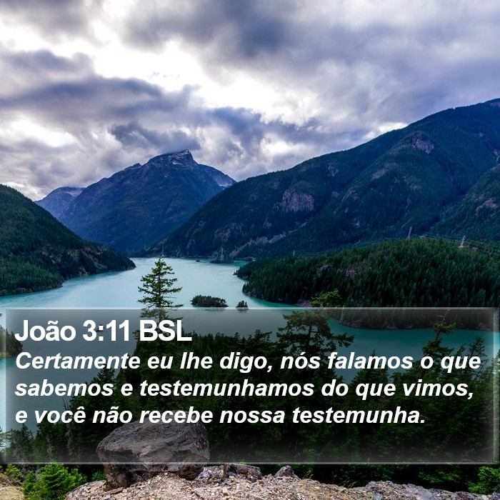 João 3:11 BSL Bible Study