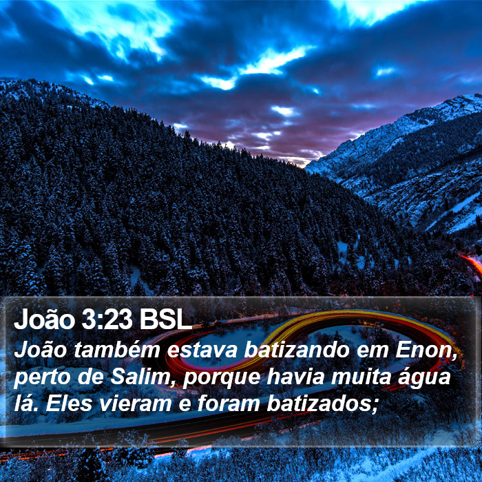 João 3:23 BSL Bible Study