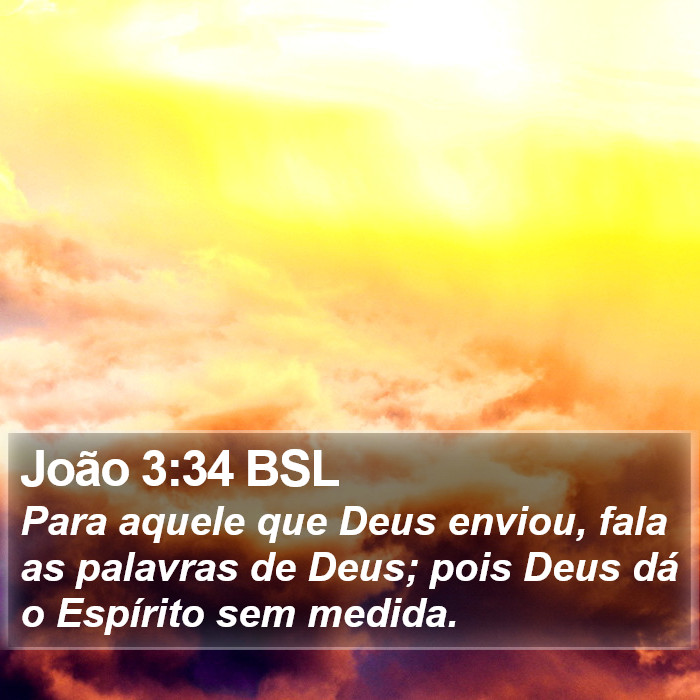 João 3:34 BSL Bible Study