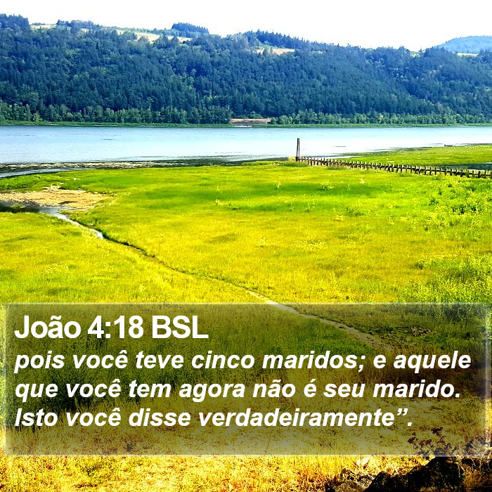 João 4:18 BSL Bible Study