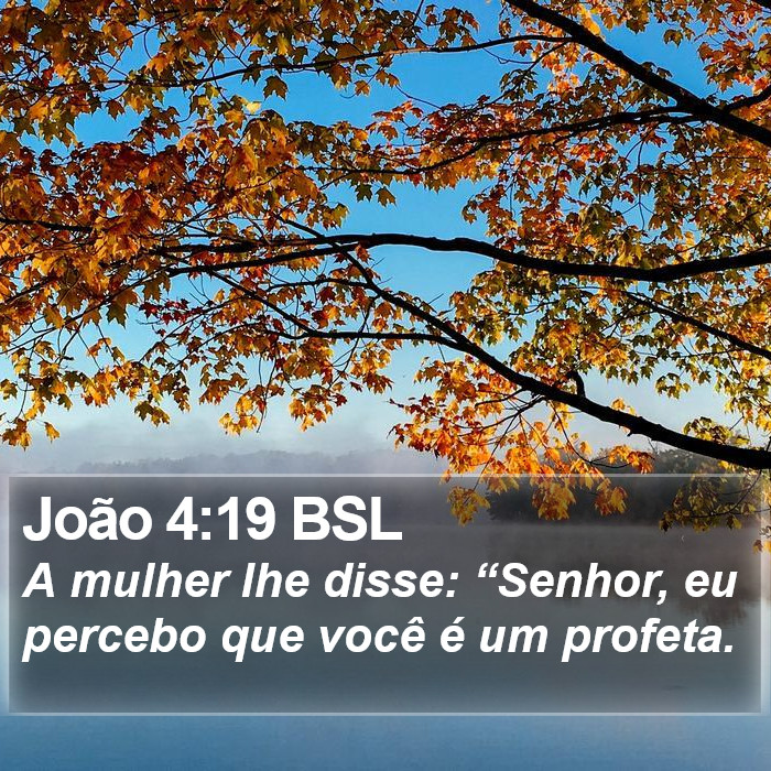 João 4:19 BSL Bible Study