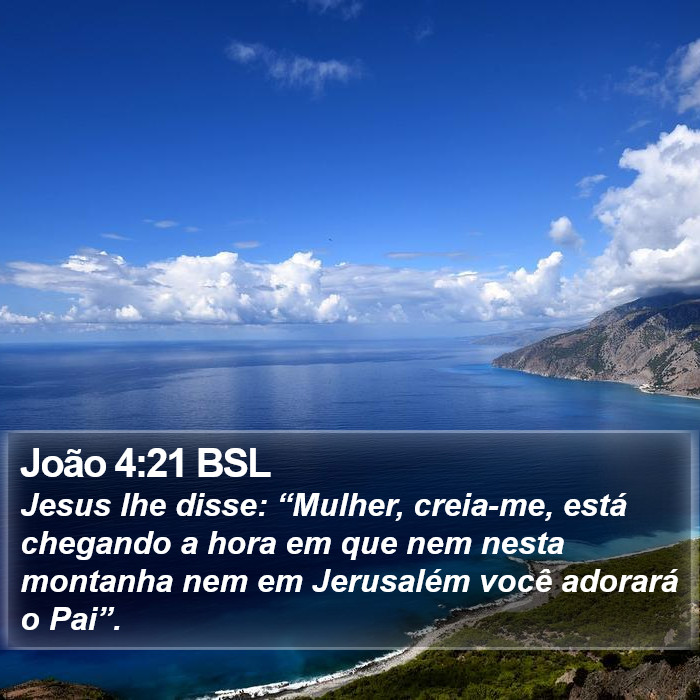 João 4:21 BSL Bible Study