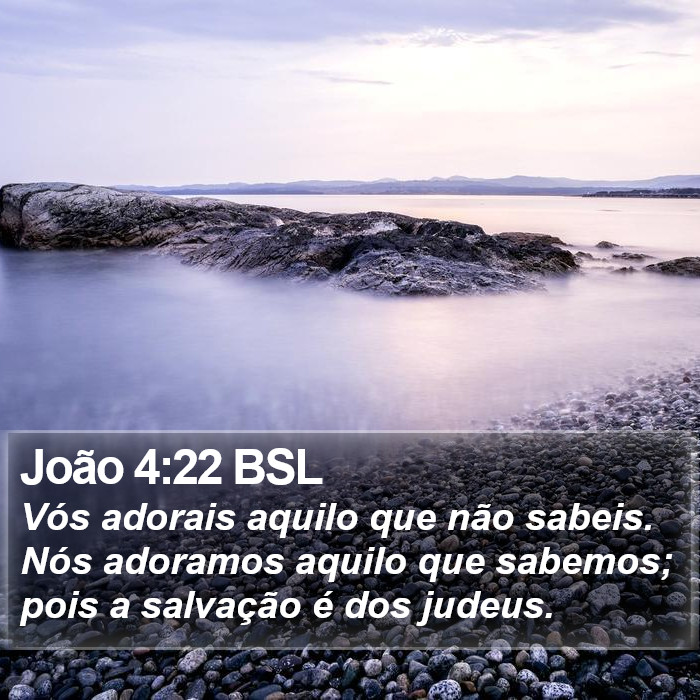 João 4:22 BSL Bible Study