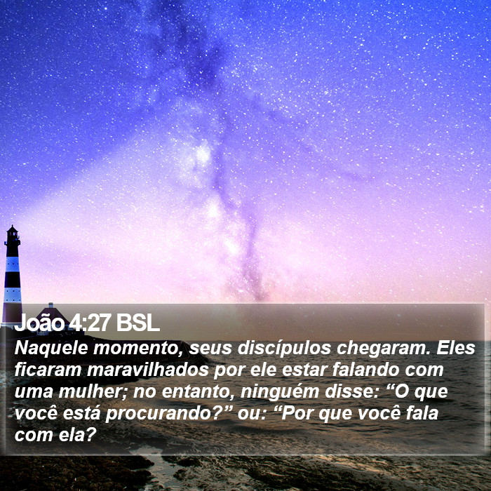 João 4:27 BSL Bible Study