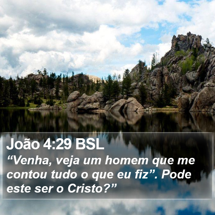 João 4:29 BSL Bible Study