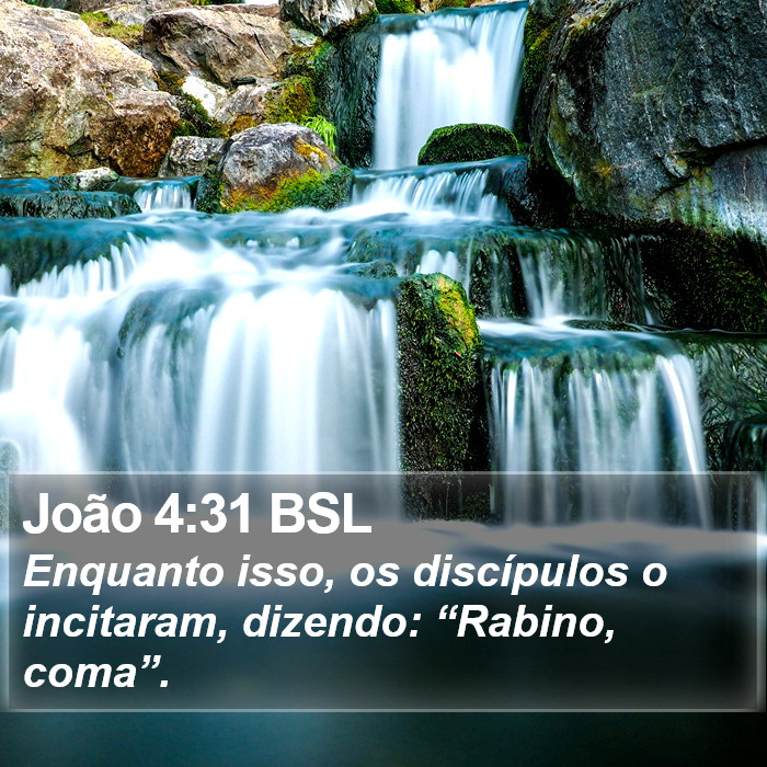 João 4:31 BSL Bible Study