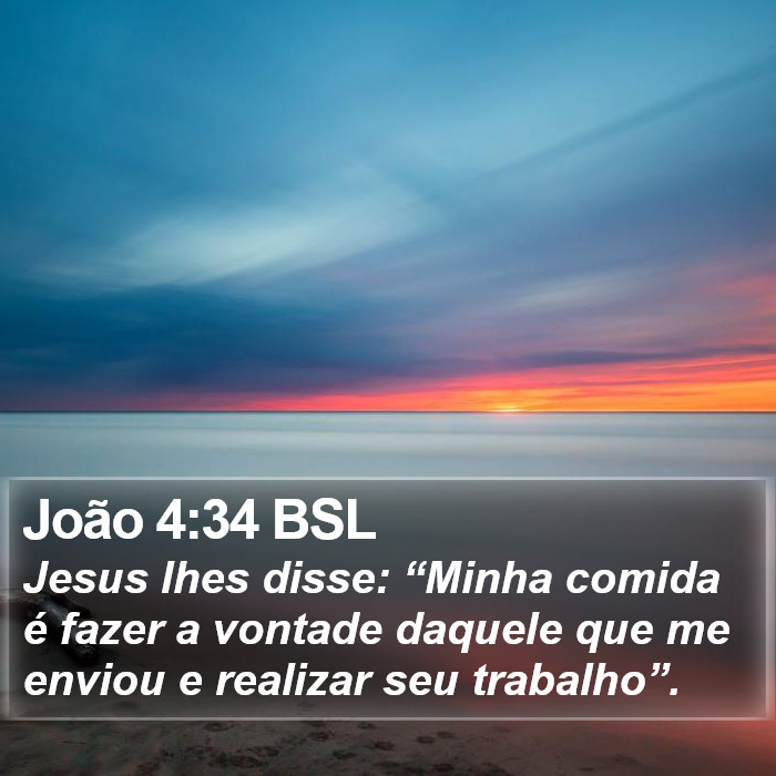 João 4:34 BSL Bible Study