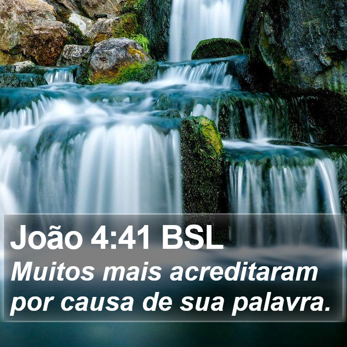 João 4:41 BSL Bible Study