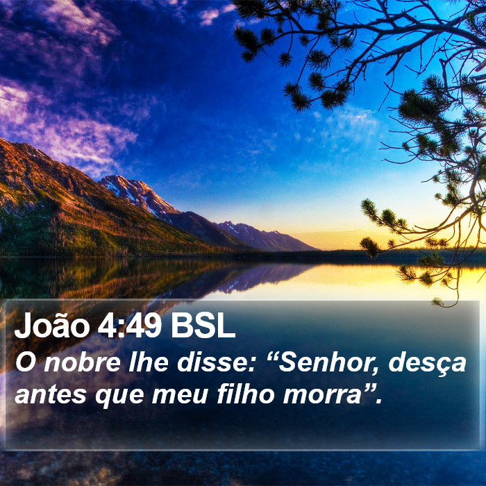 João 4:49 BSL Bible Study