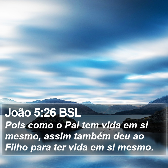 João 5:26 BSL Bible Study