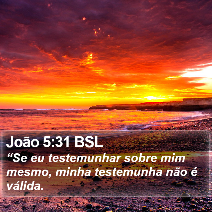 João 5:31 BSL Bible Study