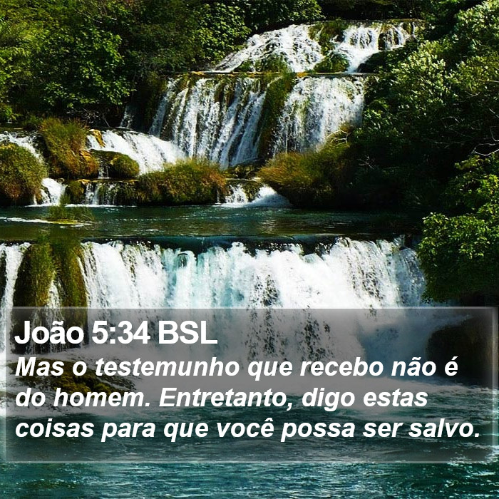 João 5:34 BSL Bible Study