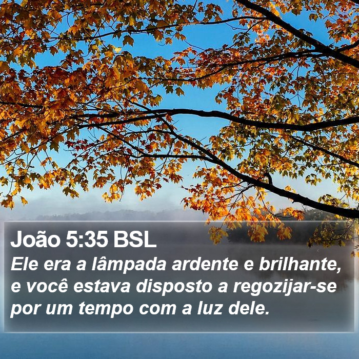 João 5:35 BSL Bible Study