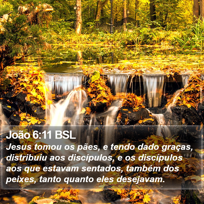 João 6:11 BSL Bible Study