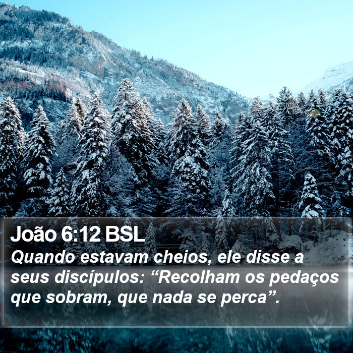 João 6:12 BSL Bible Study