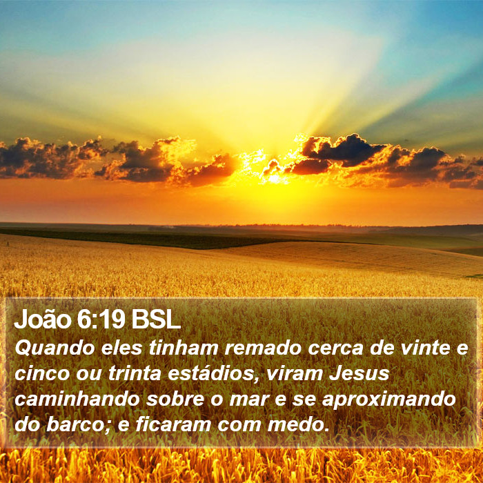 João 6:19 BSL Bible Study