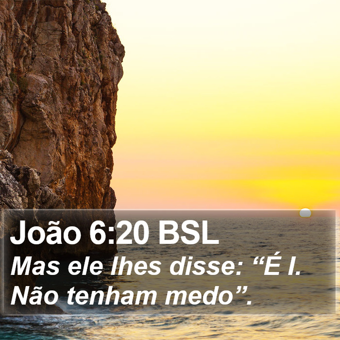 João 6:20 BSL Bible Study