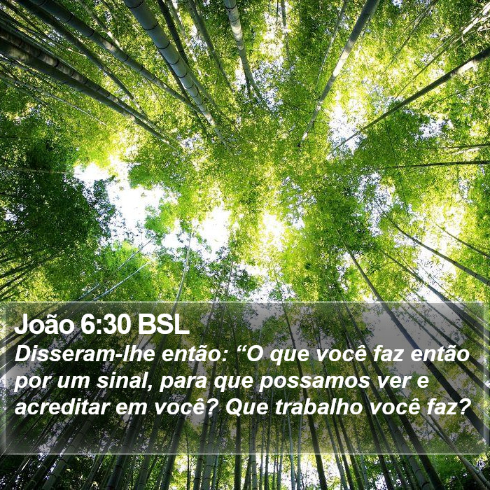 João 6:30 BSL Bible Study