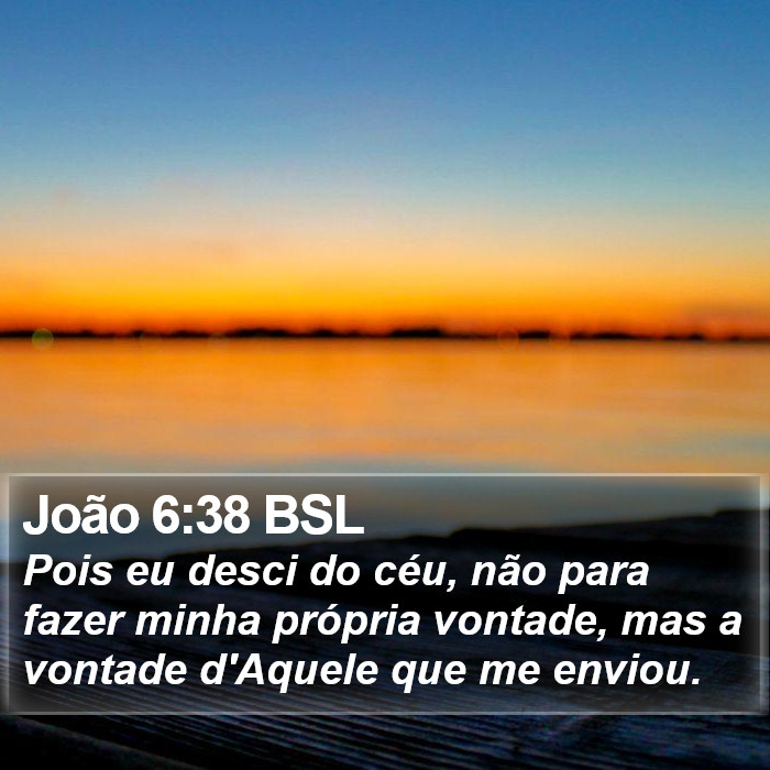 João 6:38 BSL Bible Study