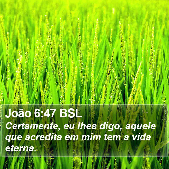 João 6:47 BSL Bible Study