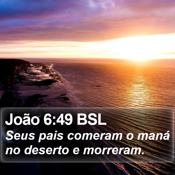 João 6:49 BSL Bible Study