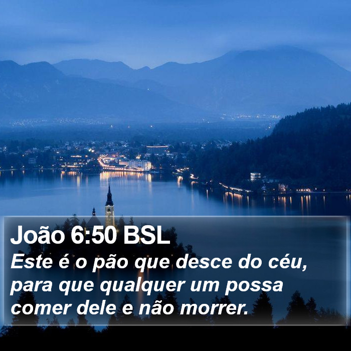 João 6:50 BSL Bible Study