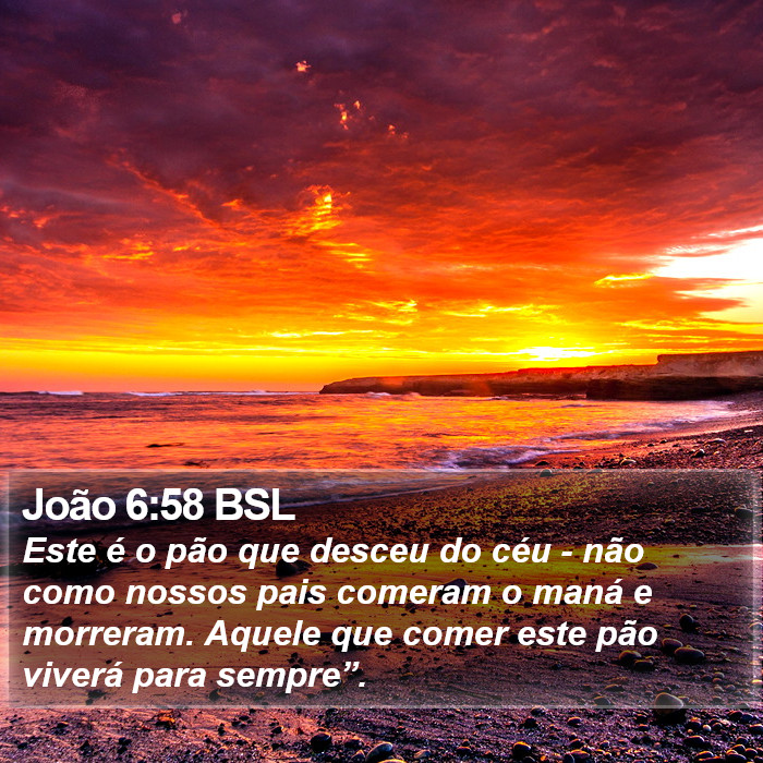 João 6:58 BSL Bible Study