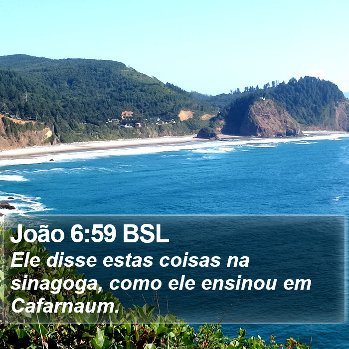 João 6:59 BSL Bible Study