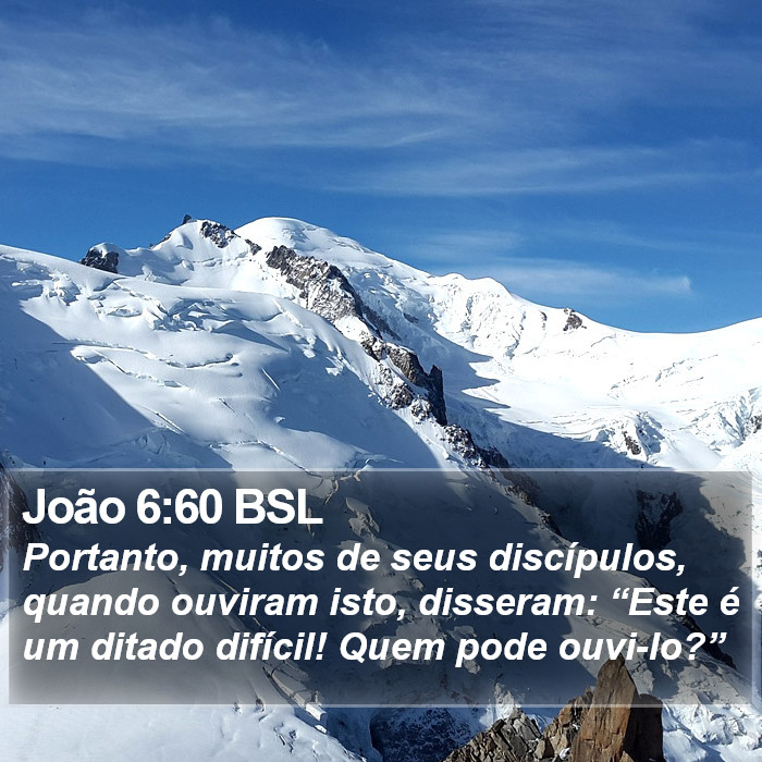 João 6:60 BSL Bible Study