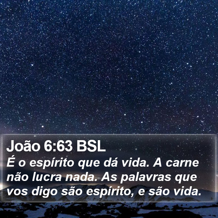 João 6:63 BSL Bible Study