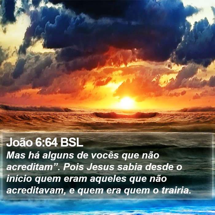 João 6:64 BSL Bible Study