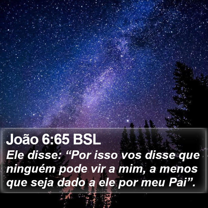 João 6:65 BSL Bible Study