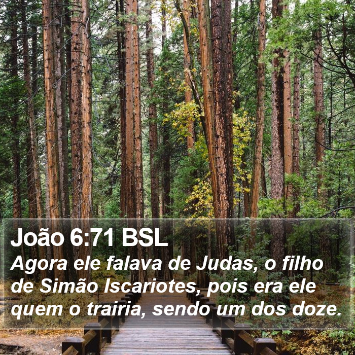 João 6:71 BSL Bible Study