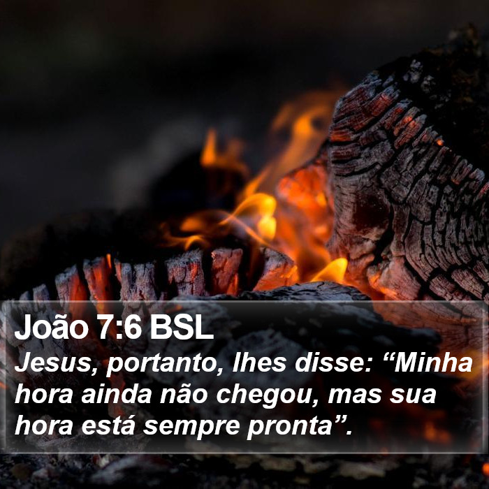 João 7:6 BSL Bible Study