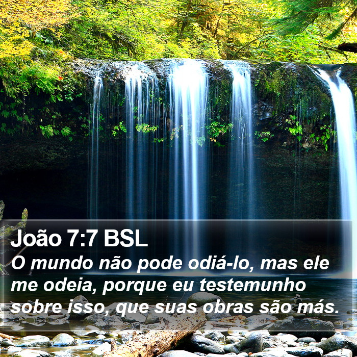 João 7:7 BSL Bible Study