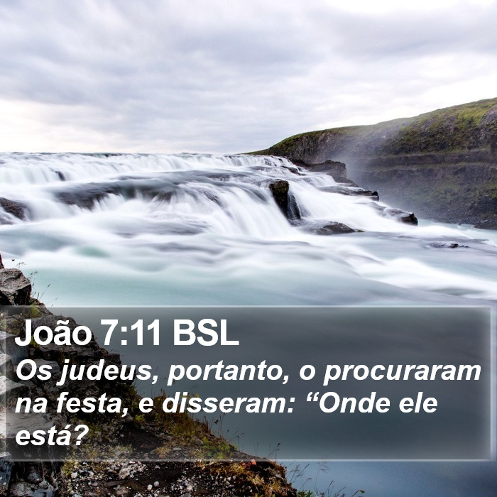 João 7:11 BSL Bible Study