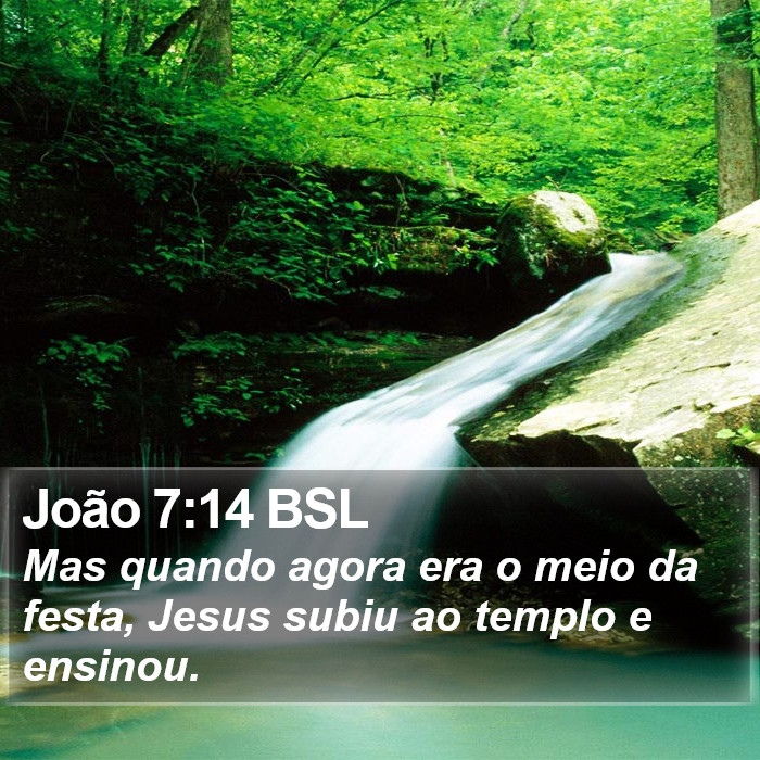 João 7:14 BSL Bible Study