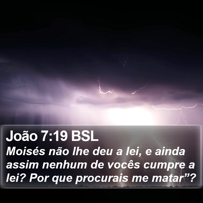 João 7:19 BSL Bible Study