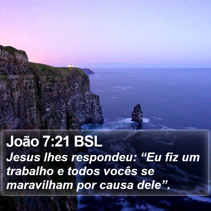 João 7:21 BSL Bible Study