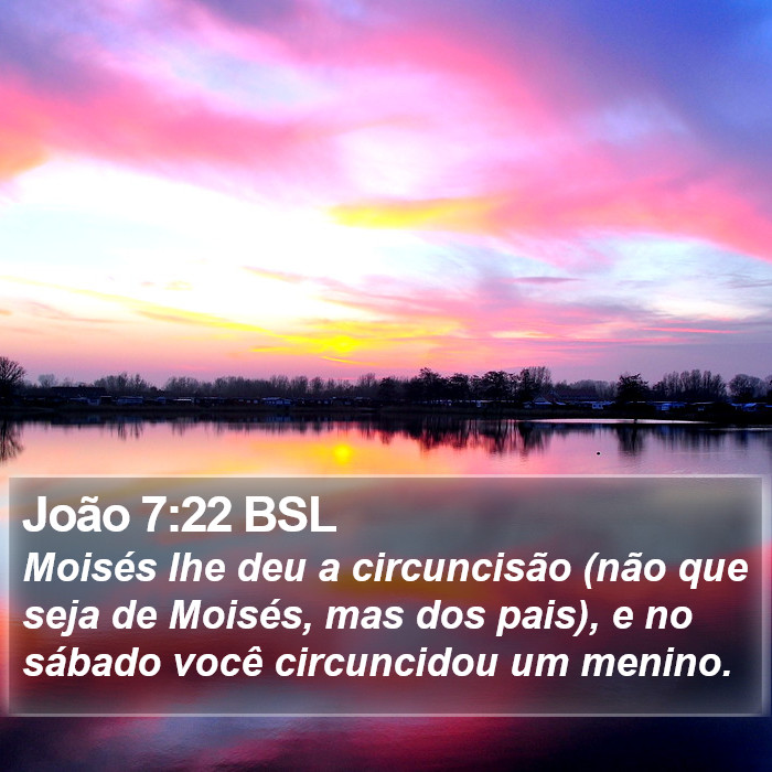 João 7:22 BSL Bible Study