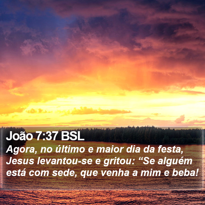 João 7:37 BSL Bible Study