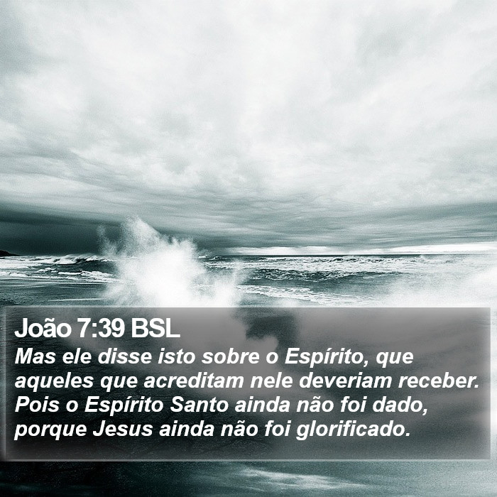 João 7:39 BSL Bible Study