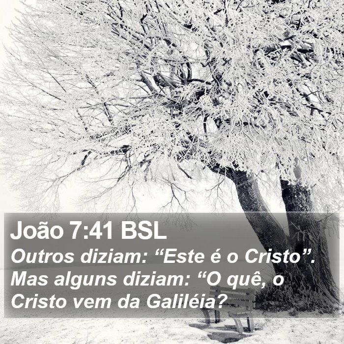 João 7:41 BSL Bible Study